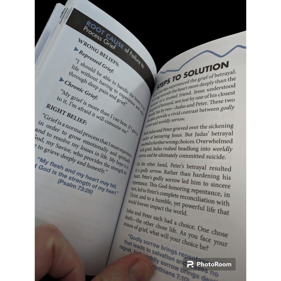 Grief Living at Peace with Loss June Hunt Paperback Book Hope for Heart Series - Picture 4 of 4